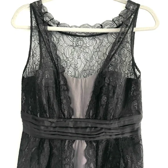 Anthropologie Moullinette Soeurs Black Lace Cocktail Dress - Picture 7 of 10